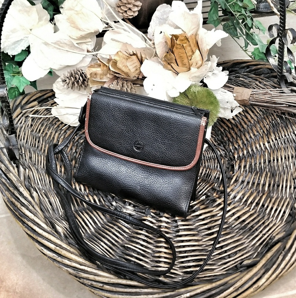 PERRY AMERICA ELLIS VINTAGE CROSSBODY BAG - Picture 1 of 8